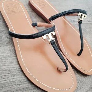 Tory Burch T Logo Flat Thong Sandal
